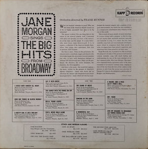 Jane Morgan - Sings The Big Hits From Broadway - 1961