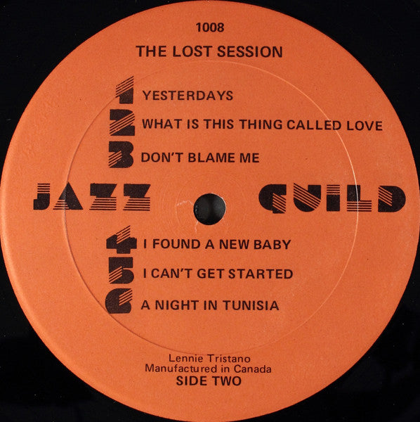 Earl Swope Sextet Featuring: Lennie Tristano - The Lost Session - 1982