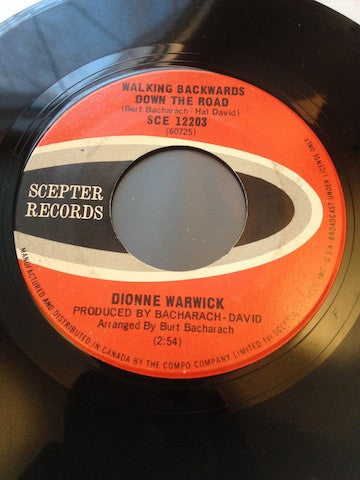 Dionne Warwick - Walking Backwards Down The Road/(Theme From) Valley Of The Dolls
