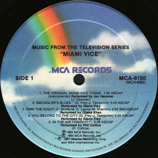 Various - Miami Vice - Music From The Television Series - 1985