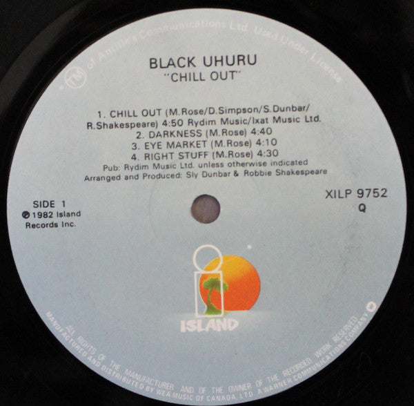 Black Uhuru - Chill Out - 1982