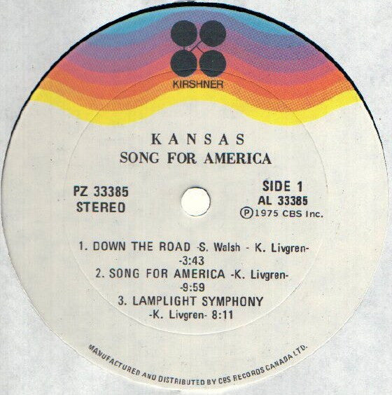 Kansas - Song For America -
