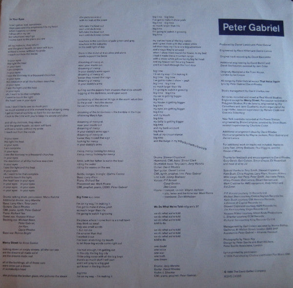 Peter Gabriel - So