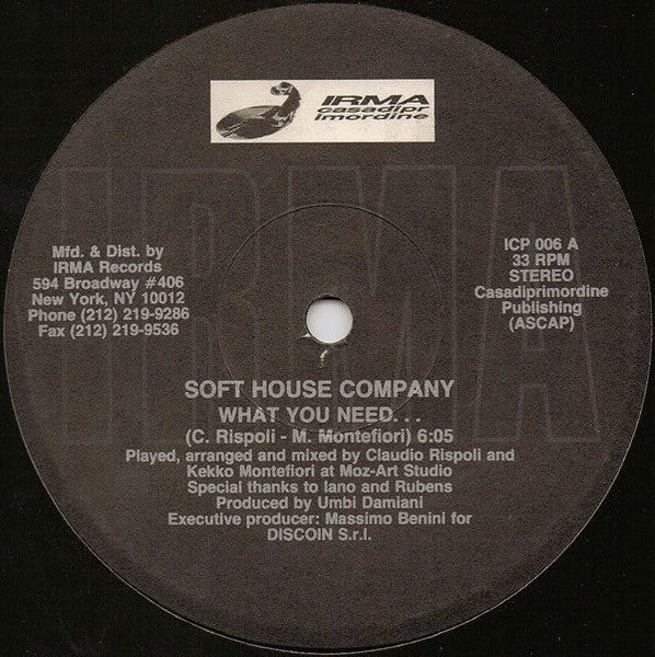 Soft House Company - What You Need...