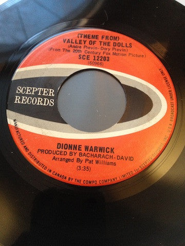 Dionne Warwick - Walking Backwards Down The Road/(Theme From) Valley Of The Dolls