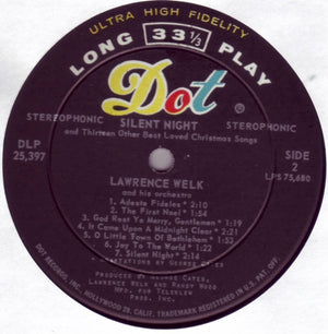 Lawrence Welk - Silent Night (And 13 Other Best Loved Christmas Songs) - 1961