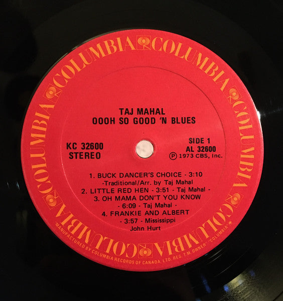 Taj Mahal - Oooh So Good 'N Blues - 1973