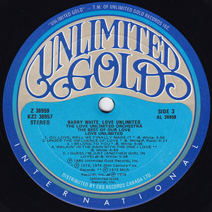 Barry White, Love Unlimited, Love Unlimited Orchestra - The Best Of Our Love - 1980