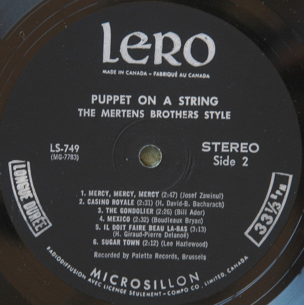 Mertens Brothers Style, The - Puppet On A String -