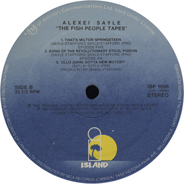 Alexei Sayle - The Fish People Tapes - 1984