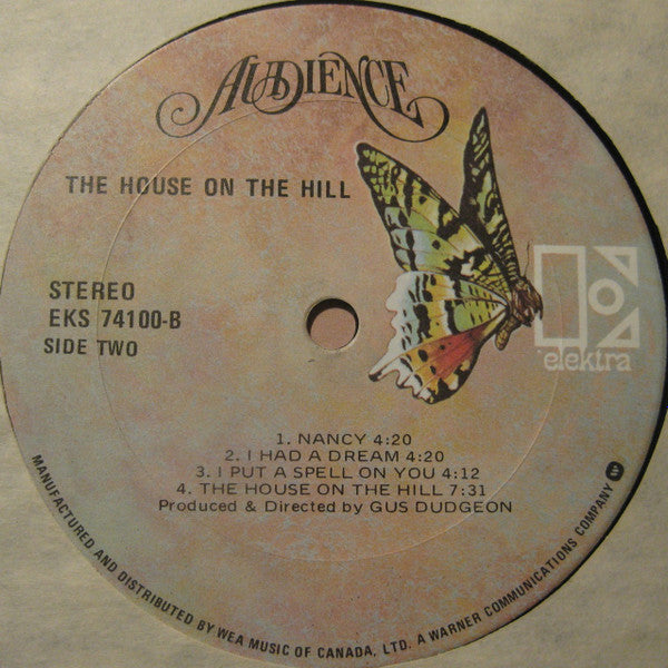 Audience  - The House On The Hill Vinyl Record