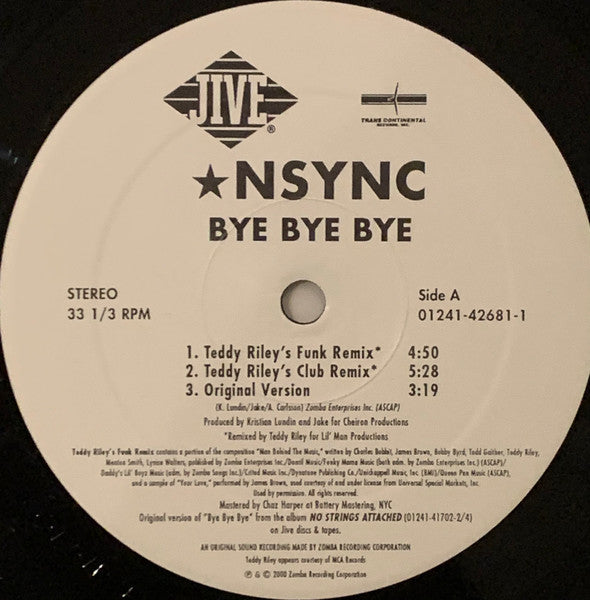 *NSYNC - Bye Bye Bye (The Remixes)