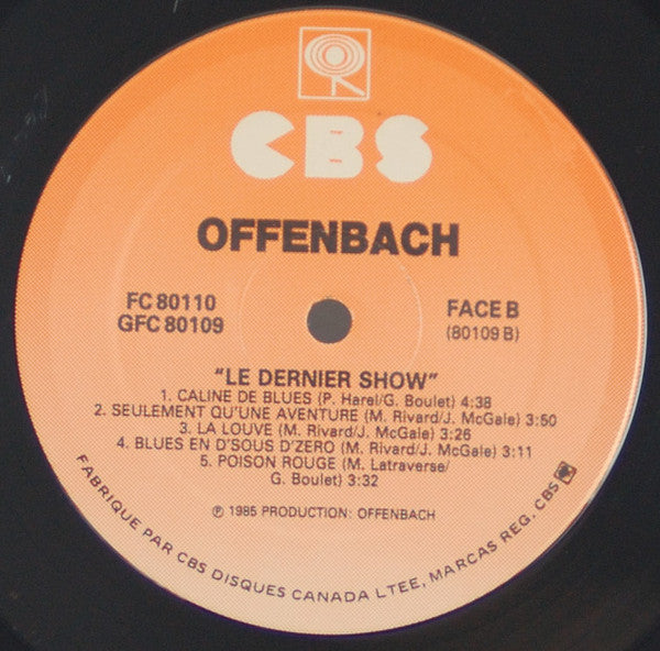 Offenbach - Le Dernier Show - 1986