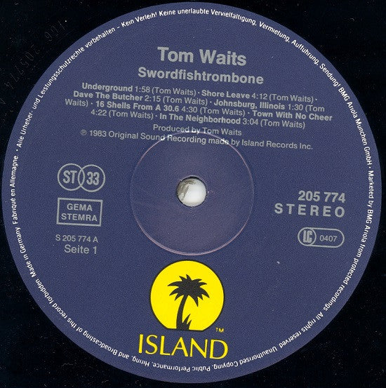 Tom Waits - Swordfishtrombones -
