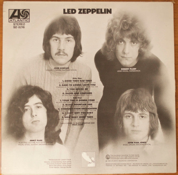 Led Zeppelin - Led Zeppelin Vinyl Record