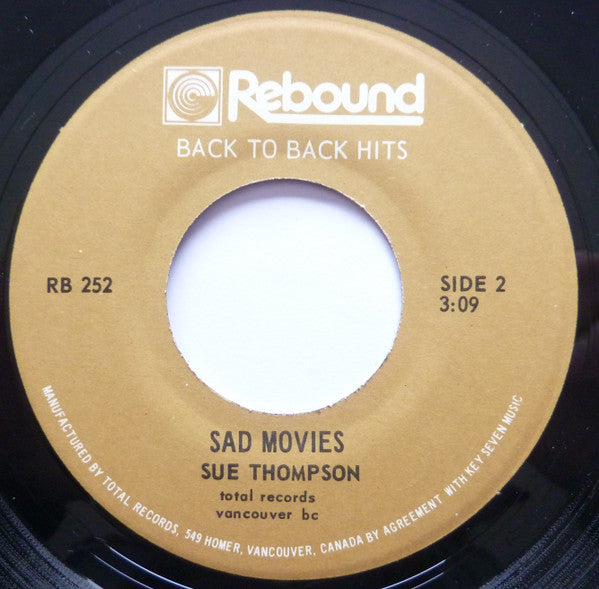 Sue Thompson - Norman / Sad Movies -