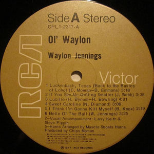 Waylon Jennings - Ol' Waylon Vinyl Record