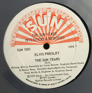 Elvis Presley - Interviews And Memories Of: The Sun Years