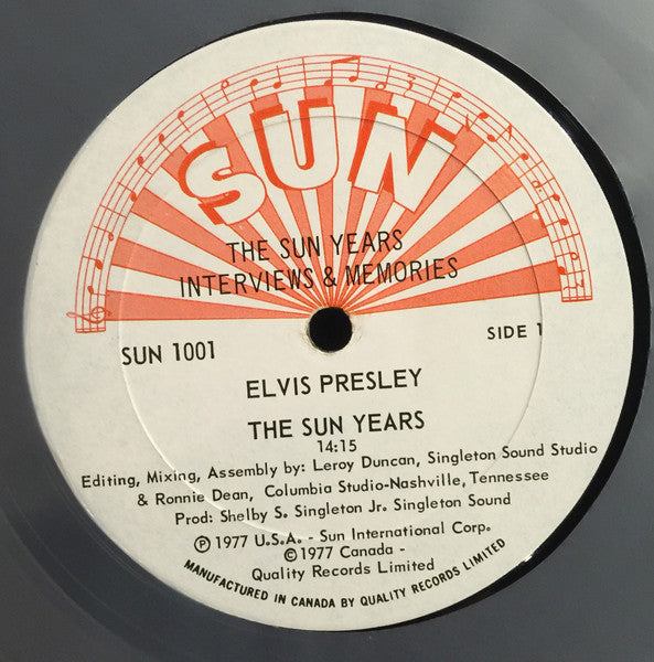 Elvis Presley - Interviews And Memories Of: The Sun Years