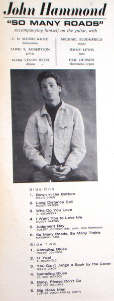 John Paul Hammond - So Many Roads -