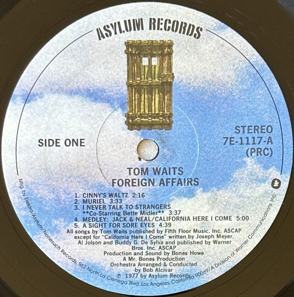 Tom Waits - Foreign Affairs - 1977