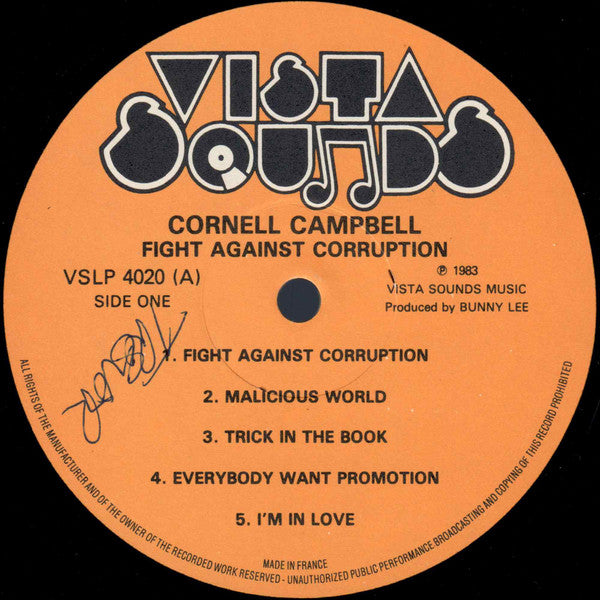 Cornell Campbell - Fight Against Corruption - 1983