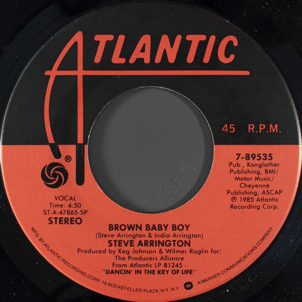 Steve Arrington - Dancin' In The Key Of Life / Brown Baby Boy