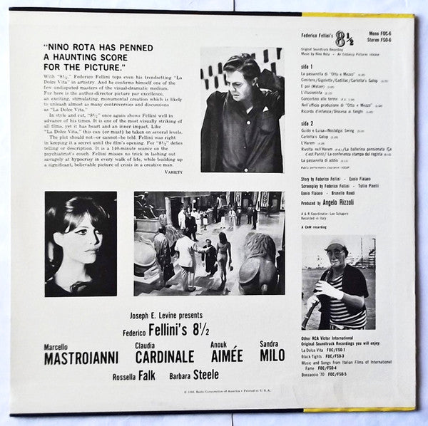 Nino Rota - Federico Fellini's 8½ (Original Soundtrack Recording)
