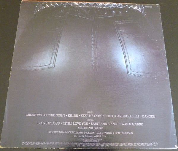 Kiss - Creatures Of The Night - 1985