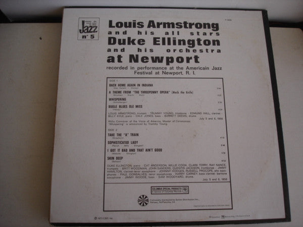 Louis Armstrong And His All-Stars / Duke Ellington And His Orchestra - At Newport - 1973