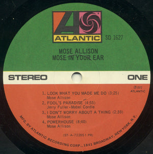 Mose Allison - Mose In Your Ear