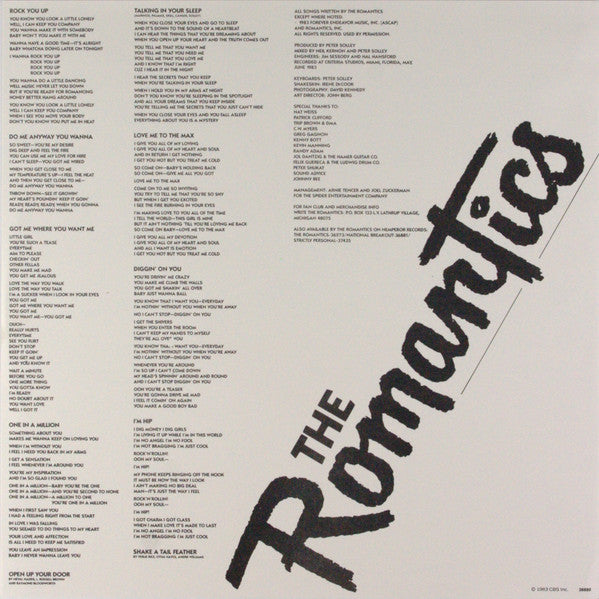 Romantics, The - In Heat - 1983