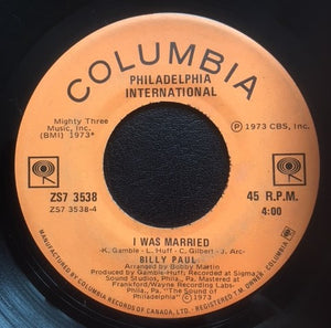 Billy Paul - Thanks For Saving My Life