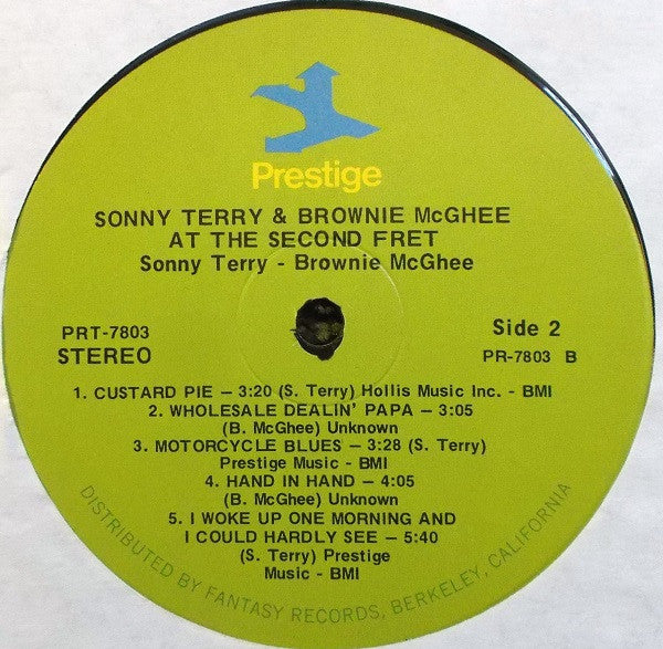 Sonny Terry & Brownie McGhee - Brownie McGhee & Sonny Terry At The 2nd Fret -