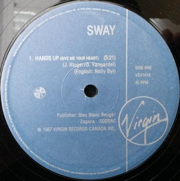 Sway (4) - Hands Up (Give Me Your Heart)