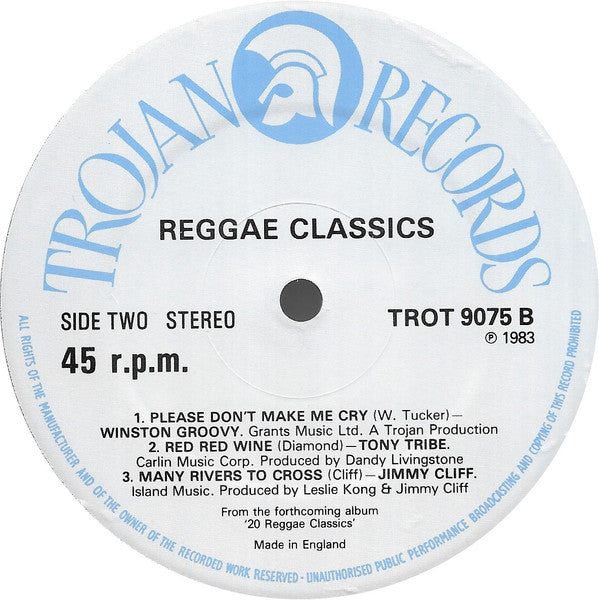 Various - Reggae Classics - 1983