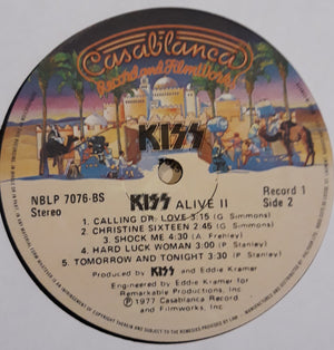 Kiss - Alive II Vinyl Record