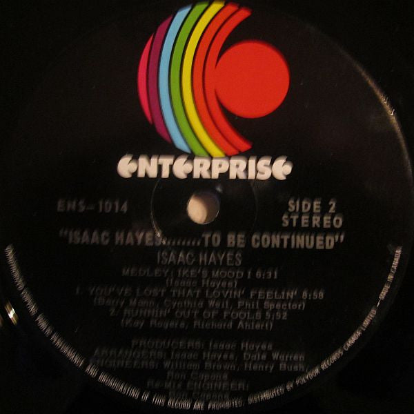 Isaac Hayes - ...To Be Continued