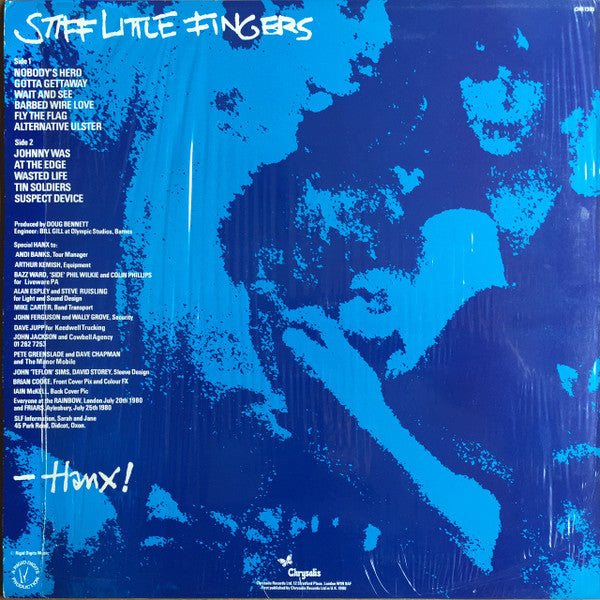 Stiff Little Fingers - Hanx!