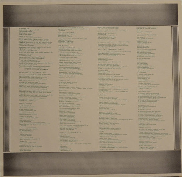 Bruce Cockburn - Stealing Fire - 1984