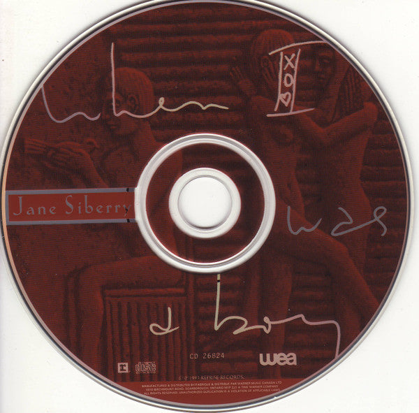 Jane Siberry - When I Was A Boy (CD) - 1993