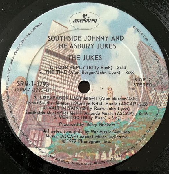 Southside Johnny & The Asbury Jukes - The Jukes - 1979