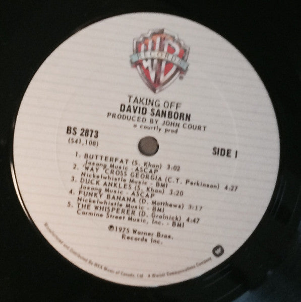 David Sanborn - Taking Off - 1975