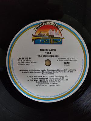 Miles Davis - 1954  - The Masterpieces - 1986
