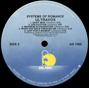 Ultravox - Systems Of Romance - 1978