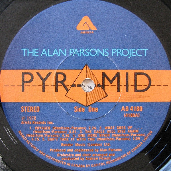 Alan Parsons Project, The - Pyramid - 1978