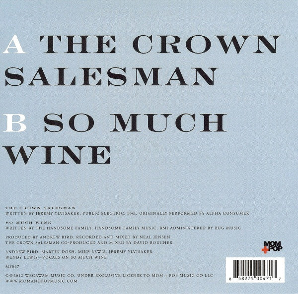 Andrew Bird - The Crown Salesman