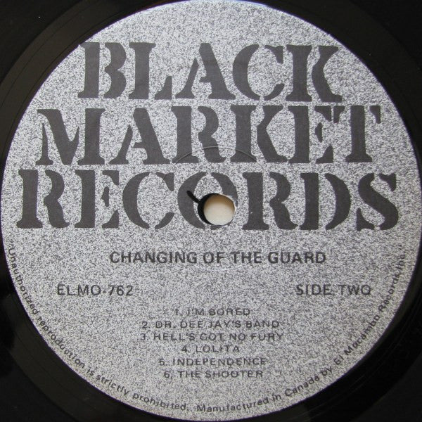 Black Market - Changing Of The Guard - 1981