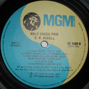 C.W. McCall - Wolf Creek Pass Vinyl Record