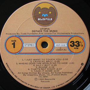 Utopia - Deface The Music - 1980